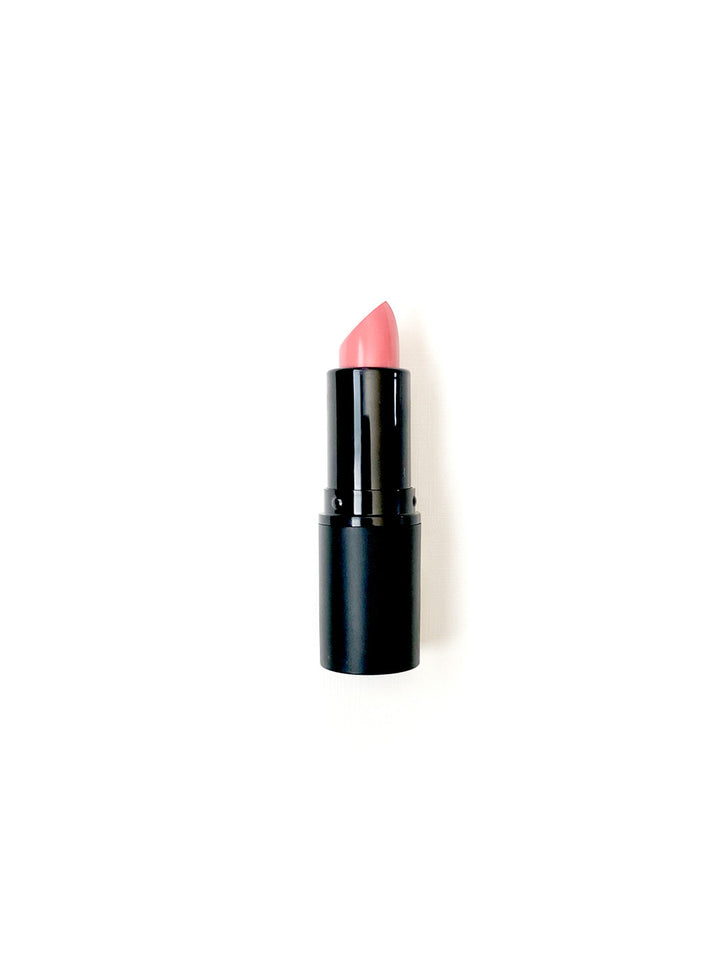 A small lipstick in the color called 'annie' on a white background. #colour_annie