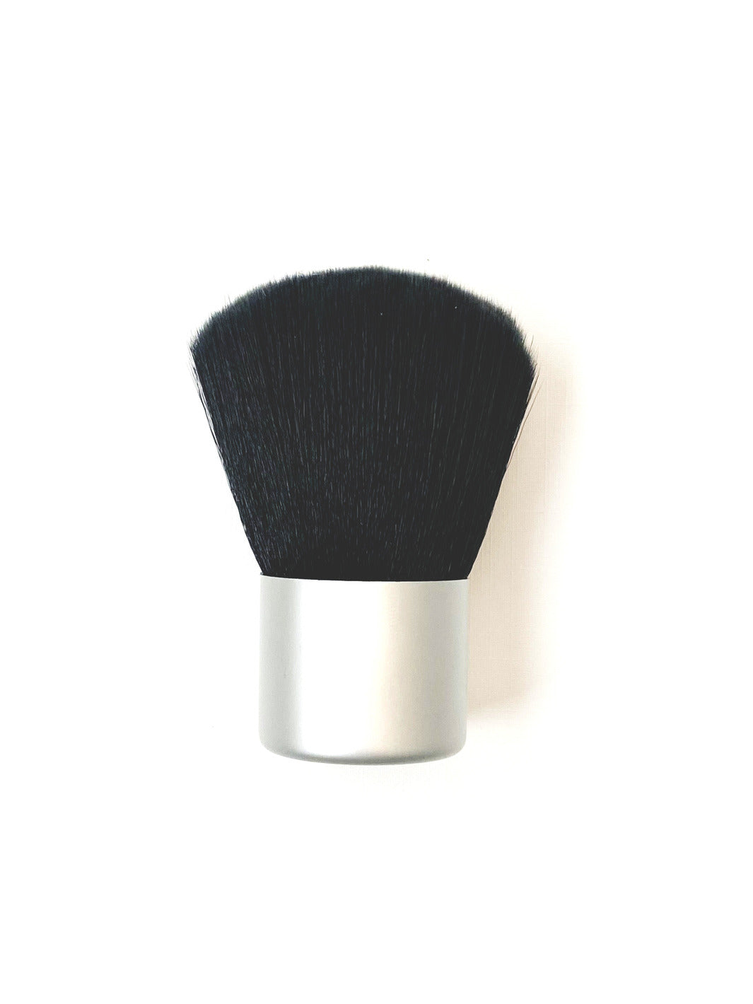 A blacked little dome brush on a white background.