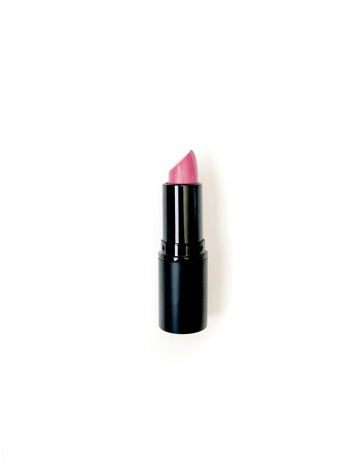 A small lipstick in the color called 'valerie' on a white background. #colour_valerie