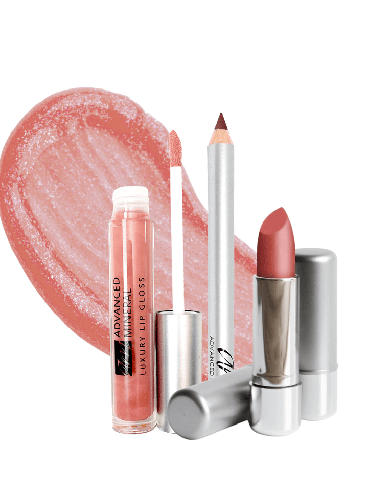 Advanced Mineral Makeup Lip Trio Makeup Kit.